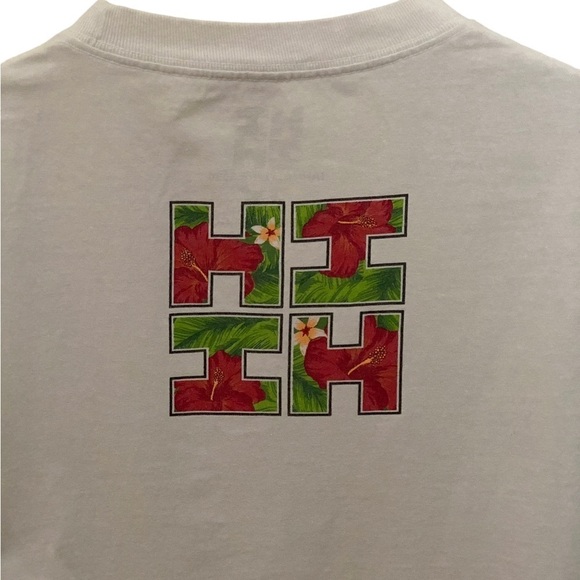 HAWAII’S FINEST Ianuali Line 2020 Red & Green Floral Tropical Shirt Men 2XL XXL - Picture 4 of 7